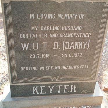 KEYTER D. 1919-1972