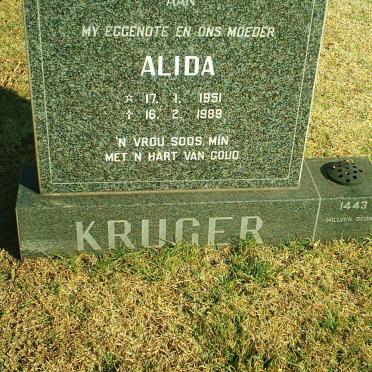 KRUGER Alida 1951-1989