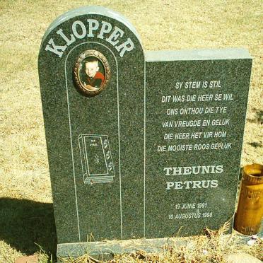KLOPPER Theunis Petrus 1991-1998