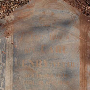 KLEYNHANS Carl Henry 1938-1958