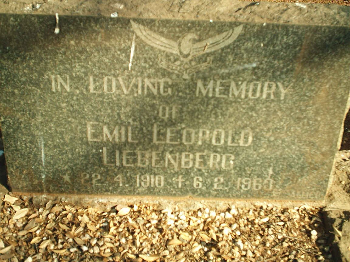 LIEBENBERG Emil Leonard 1910-1963