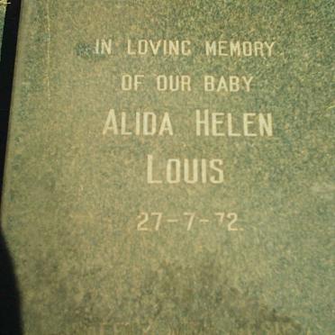 LOUIS Alida Helen 1972-1972