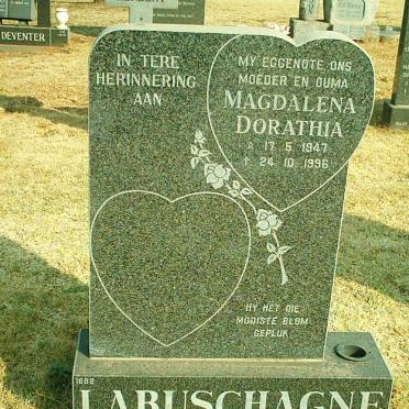 LABUSCHAGNE Magdalena Dorathia 1947-1996