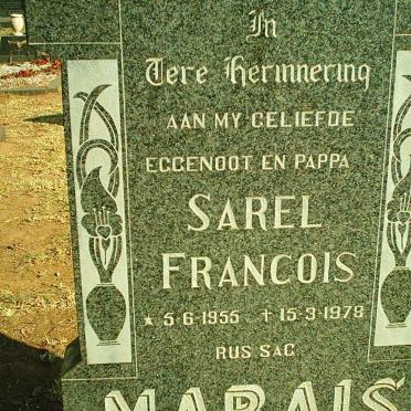 MARAIS Sarel Francois 1955-1978