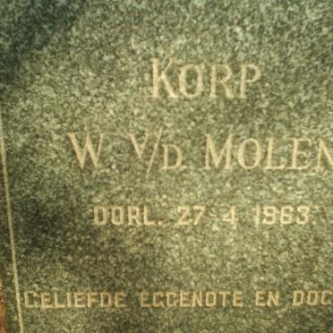 MOLEN W., v.d. -1963