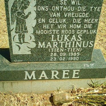 MAREE Lukas Marthinus 1985-1990