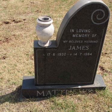 MATTHEWS James 1932-1984