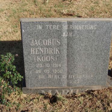 MARITZ Jacobus Hendrik 1914-1990