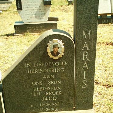 MARAIS Jaco 1962-1981