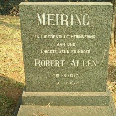 MEIRING Robert Allen 1957-1976