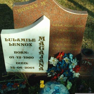 MAGAJANA Lulamile Lennox 1960-2007