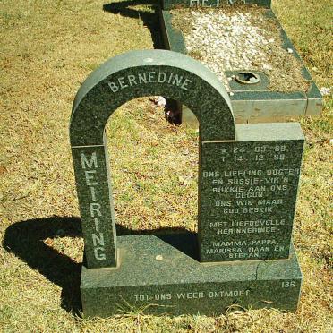 MEIRING Bernidine 1988-1988