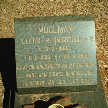 MOOLMAN Louis R. 1968-1968 :: MOOLMAN Michelle V.C. 1968-1968