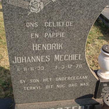 MOSTERT Hendrik Johannes Mechiel 1933-1978