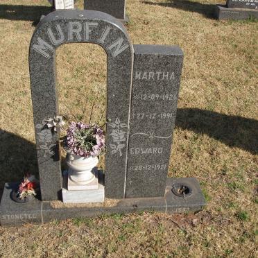 MURFIN Edward 1921- &amp; Martha 1926-1991