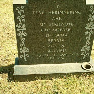 McCARTHY Bessie 1911-1981