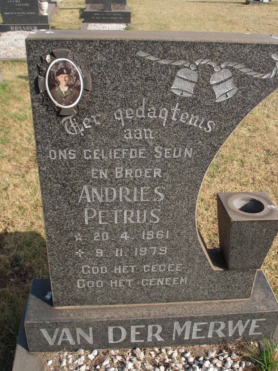 MERWE Andries Petrus, van der 1961-1979