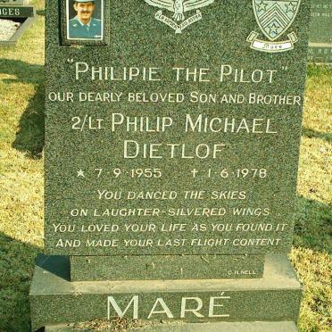 MARE Philip Michael Dietlof 1955-1978