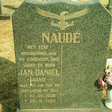 NAUDE Jan Daniel 1936-1996