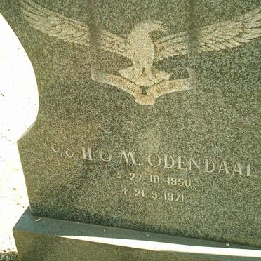 ODENDAAL H.O.M. 1950-1971