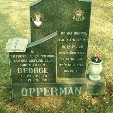 OPPERMAN George 1973-1995