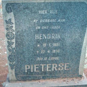 PIETERSE Hendrik 1921-1970
