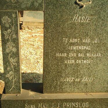 PRINSLOO J.J. 1921-1964