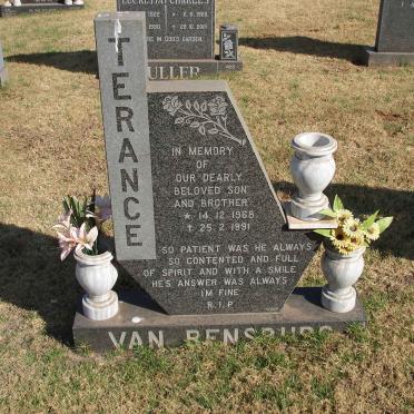 RENSBURG Terance, van 1968-1991