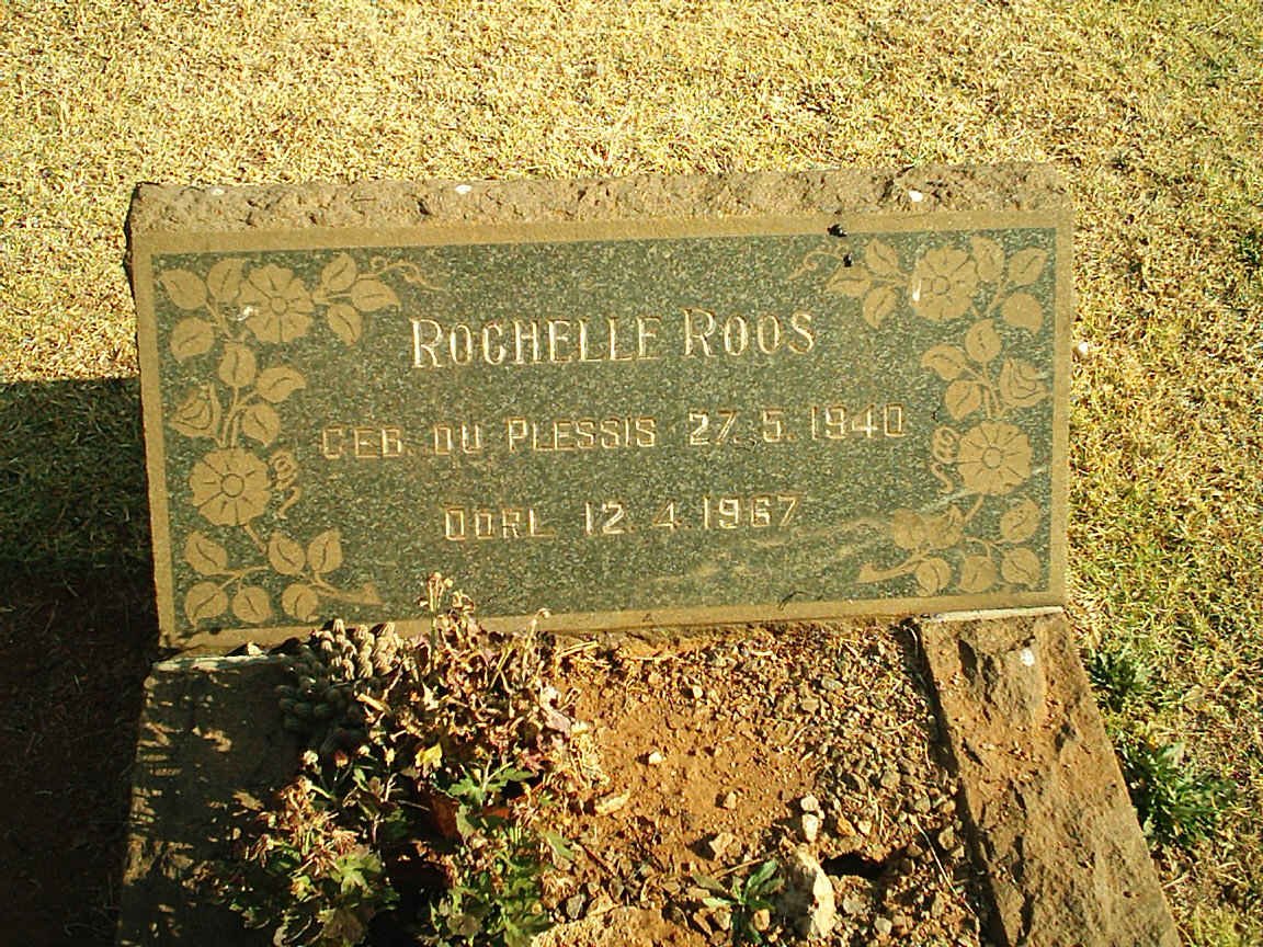 ROOS Rochelle nee DU PLESSIS 1940-1967