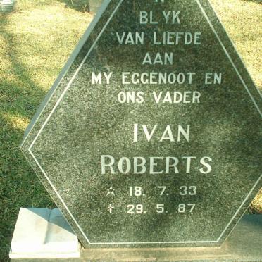 ROBERTS Ivan 1933-1987