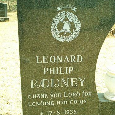 RODNEY Leonard Philip 1935-1983