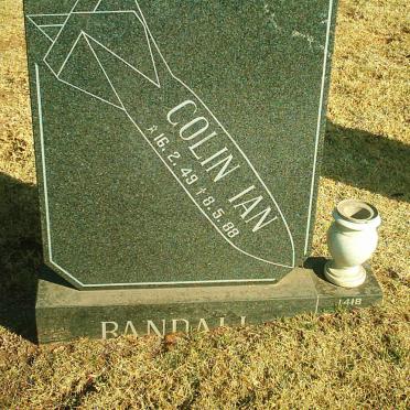 RANDALL Colin Ian 1949-1988