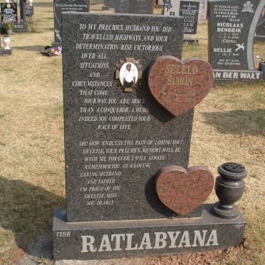 RATLABYANA Selelo Simon 1939-2000