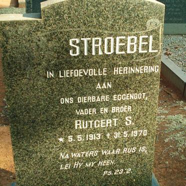 STROEBEL Rutgert S. 1913-1970