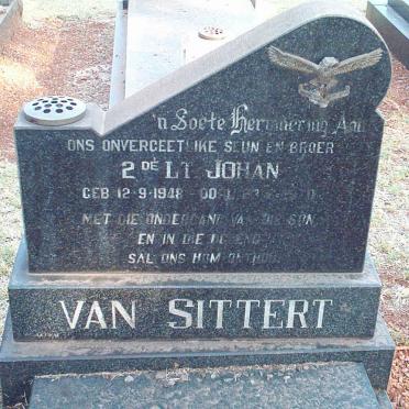 SITTERT Johan, van 1948-1970