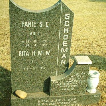 SCHOEMAN S.C. 1938-1995 &amp; H.M.W 1935-