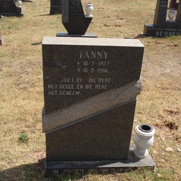 SCHOEMAN Fanny 1937-1986