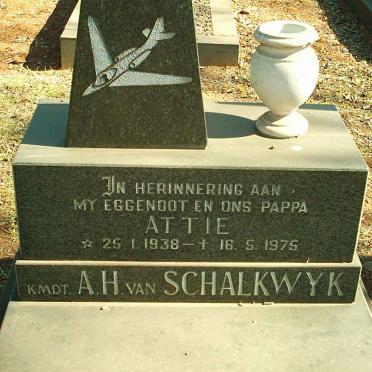 SCHALKWYK A.H., van 1938-1975