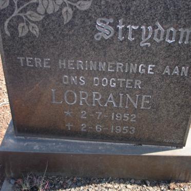 STRYDOM Lorraine 1952-1953