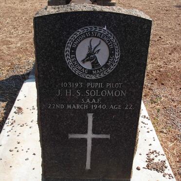 SOLOMAN J.H.S. -1940
