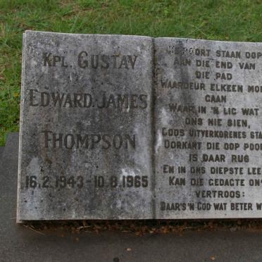 THOMPSON Gustav Edward James 1943-1965