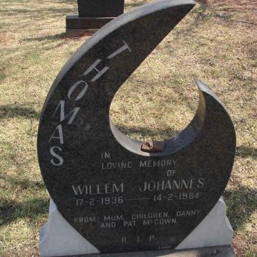 THOMAS Willem Johannes 1936-1984