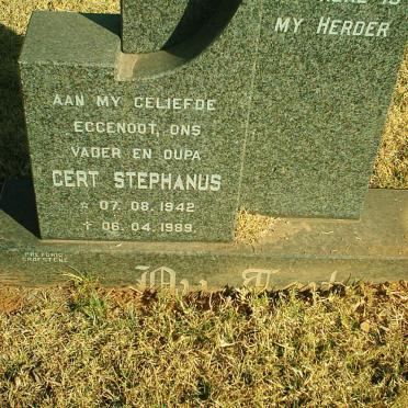 TOIT Gert Stephanus, du 1942-1989