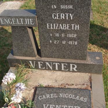 VENTER Gerty Elizabeth 1962-1978 :: VENTER Carel Nicolaas 1958-2001
