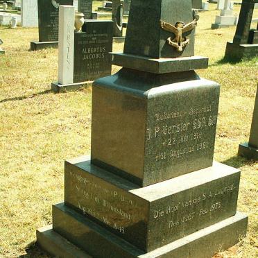 VERSTER J.P. 1919-1981
