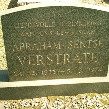 VERSTRATE Abraham Sentse 1923-1974