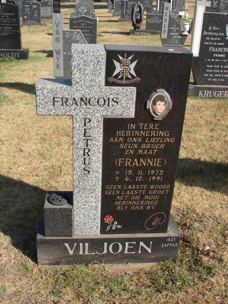 VILJOEN Francois Petrus 1972-1991