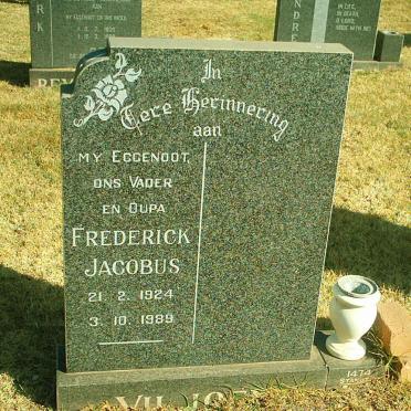 VILJOEN Frederick Jacobus 1924-1989