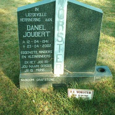 VORSTER Daniel Joubert 1941-2002