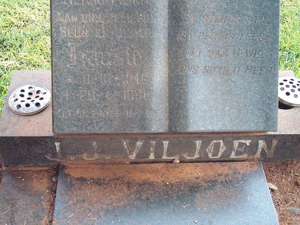 VILJOEN J.J. 1946-1968